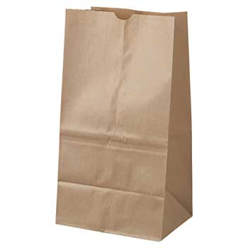 6 lb Paper Bag Heavy Duty Brown Kraft 6x3.63x11"