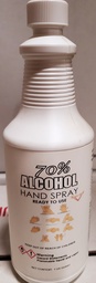 [HAND-SAN-LIQUID] Hand Sanitizer Liquid Quarts 70% Alcohol Qt