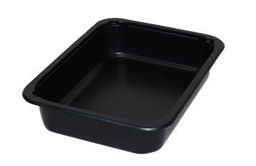 [36581FMG390] 32 oz Oven Safe Container Black CPET Closeout