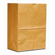 [1/8SHORTY] 1/8 Shorty Sack Paper Bag Brown Kraft 10.25x6.25x14"