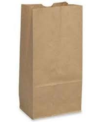 [08SO] 8 lb Paper Bag Brown Kraft 6.25x3.63x12.5"