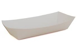 [0709] White Paper Hot Dog Tray 7x2.75x1.5"
