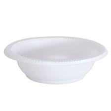 [PPB5-100] Bowl 5 oz Plasti Plus White