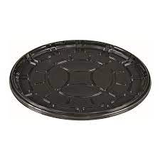 [CBRE18P] 18" Round Black Platter Tray D&W