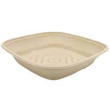 [42141600D25-SPEC] 10 lb 160 oz Bowl Square Bagasse