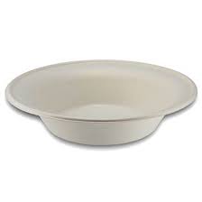 [24WL] PP24WL 24 oz Bowl Round Bagasse Compostable