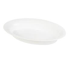 [1421D-W] Bowl Oval 14x21" White 250 oz