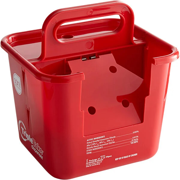 [924BKT1-SPEC] Sani Professional 924BKT1 Red Triple Take Dispenser