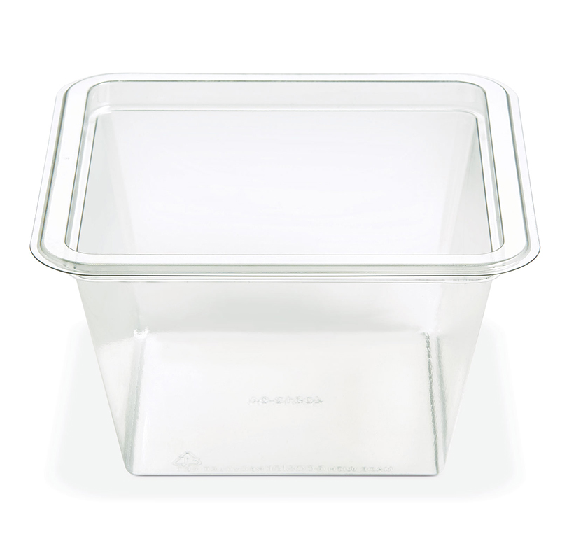 [CC1-32-SPEC] 32 oz Square Container Fresh 'N Clear RPET