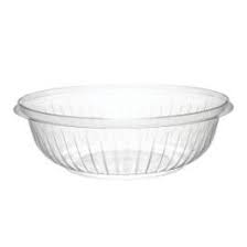 [PET24B] 24 oz Clear Presentabowl Bottom PET