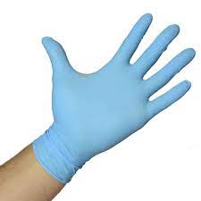 [NITRILE-M] Nitrile Gloves Medium Blue Powder Free