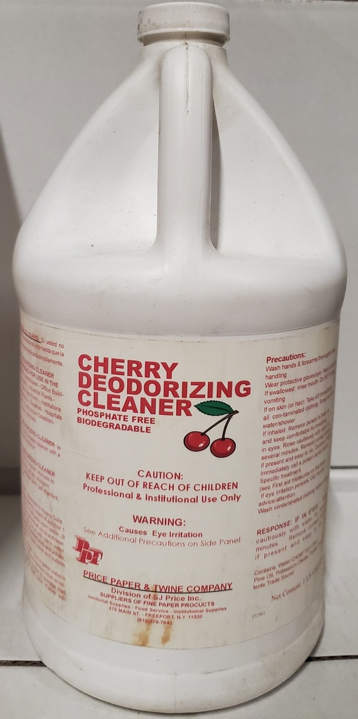 [CHERRY1] Cherry Deodorizer Cleaner Gallon