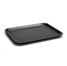 [25SBLACK] Foam Tray 25S Black 15x8x.75" Closeout