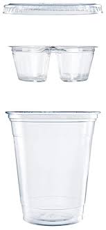 [PF35C2CP] 3.5 oz Two Comp Parfait Cup Combo Pack Closeout