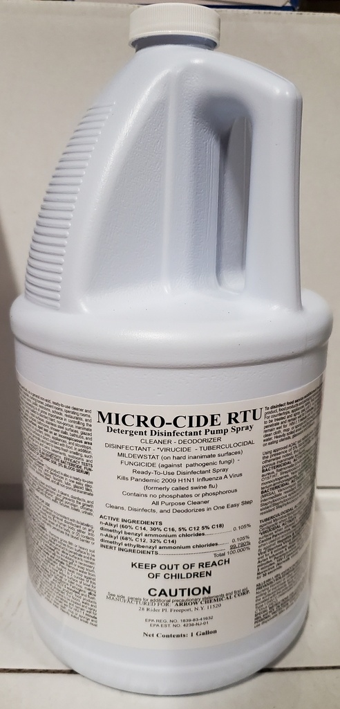 Disinfectant RTU Virucide Mildewstat Gallon