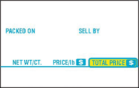 TEC SS400 Label Non UPC 900/Roll