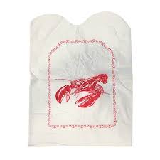 Lobster Bibs Poly 4 bx/cs