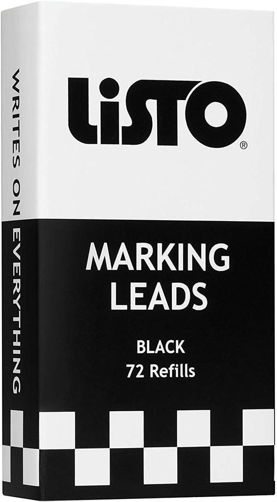 Listo 1620 Refill Lead Grease Black Closeout