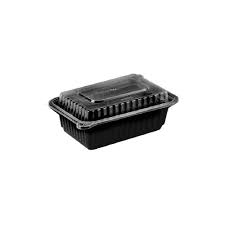 12 oz Oblong Black Microwave Combo KP Closeout