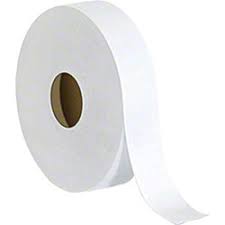 Toilet Tissue Paper 9" 1 Ply Jumbo