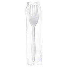 Wrapped Fork Medium Weight White