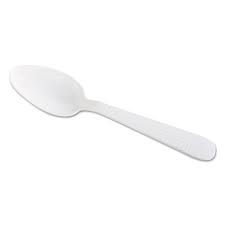 Teaspoon Heavy Weight White