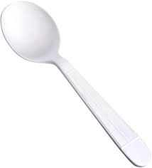 Soup Spoon Heavy Weight White