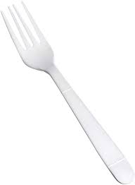 Fork Heavy Weight White