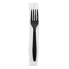 Wrapped Fork Heavy Weight Black