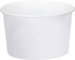 8 oz Soup Cup Paper Squat White Closeout