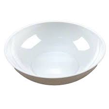 128 oz Bowl Round White Gallon Closeout