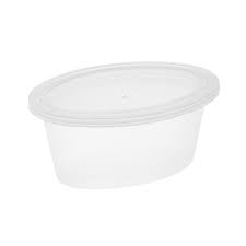 3 oz Oval Clear Souffle Cup Combo Closeout