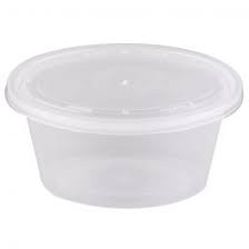 2 oz Oval Clear Souffle Cup Combo