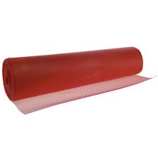 30"x74' Vexar Netting Roll Red Flat