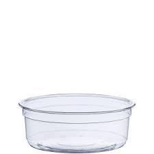 8 oz Bare Clear Deli Container RPET