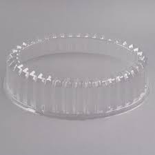 16x11" Dome Lid Oval Clear PET