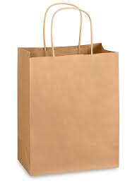 8x4x10" Bag Kraft Shopping Handle