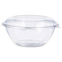 [CTR24BD] 24 oz Hinged Round Tamper Bowl Dome Lid