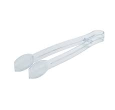 Tongs 9" Clear Serving 3309-CL