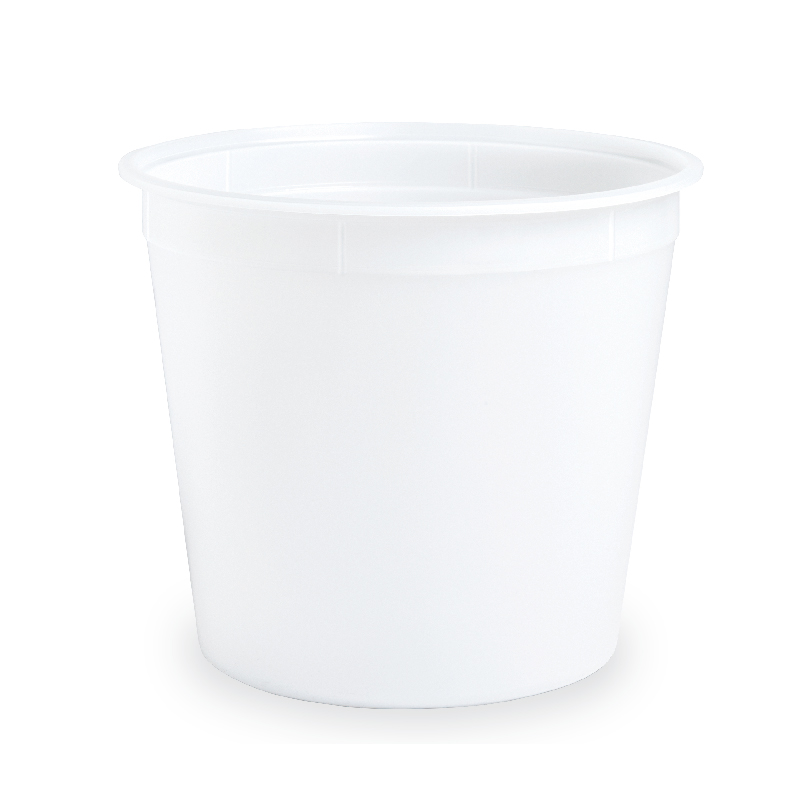 10 lb 168 oz Tub Container Natural HDPE