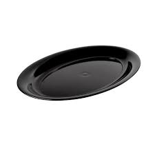 21x14" Oval Black Platter