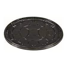 18" Round Black Platter Tray D&W