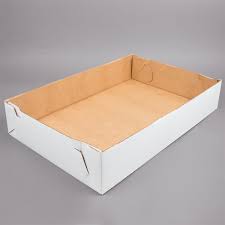 21x13x8" White Full Pan Catering Box No Handles or Lid