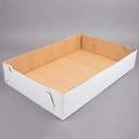 [CB6050] 21x13x8" White Full Pan Catering Box No Handles or Lid