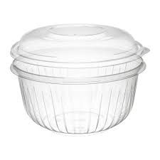 48 oz Clear Round Bowl Combo Dome Closeout