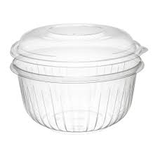 48 oz Clear Round Bowl Combo Dome