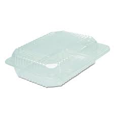 7x6x2" Hinged Clear Container Closeout