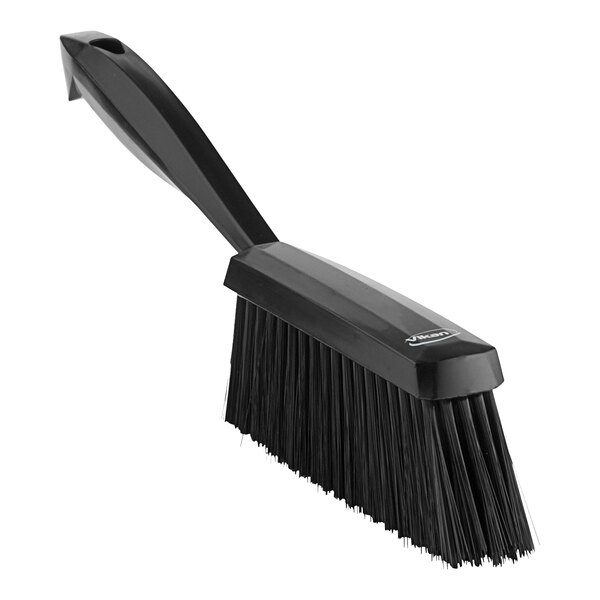 Hand Brush Soft Bristle Black 13"