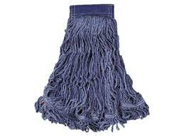 32 oz Blue Looped Mop Head Cotton Rayon Blend