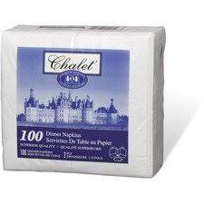 Dinner Napkin 1/8 Fold 2 Ply 15x17" Chalet